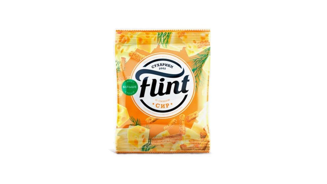 Сухарики flint пшенично-ржаные сыр 190 г