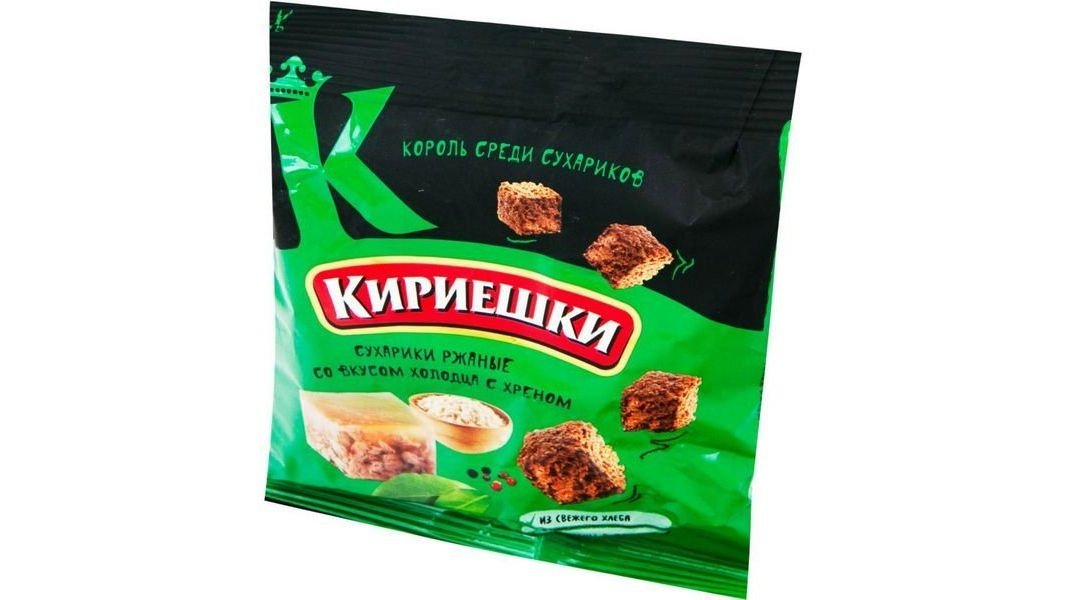 Сухарики Кириешки холодец с хреном 40 г