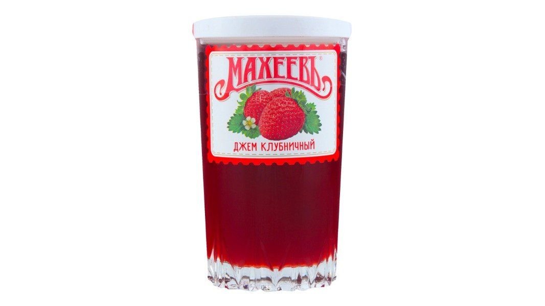 Джем махеевъ клубничный 400 г стак