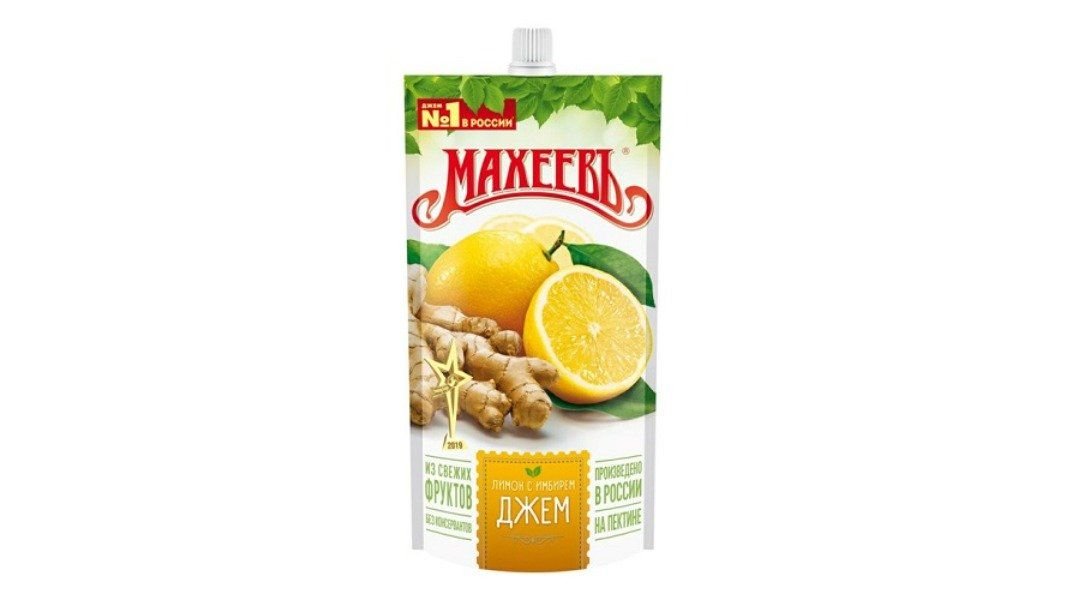 Джем МАХЕЕВЪ Лимон и имбирь 300г м/у