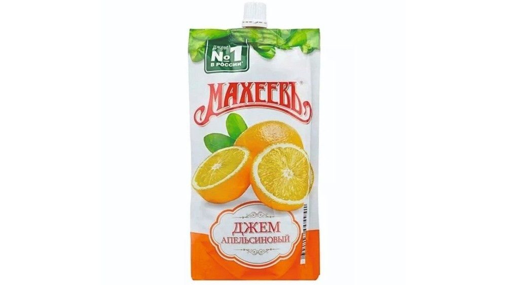 Джем Махеевъ апельсиновый 300г  доз