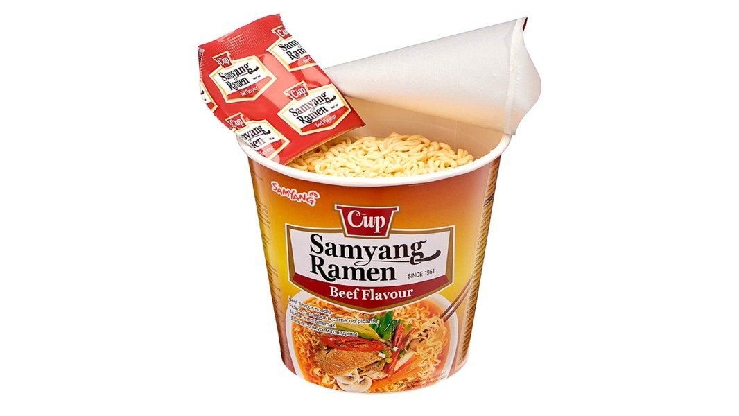 Лапша samyang cup ramen 65 г карт/стак