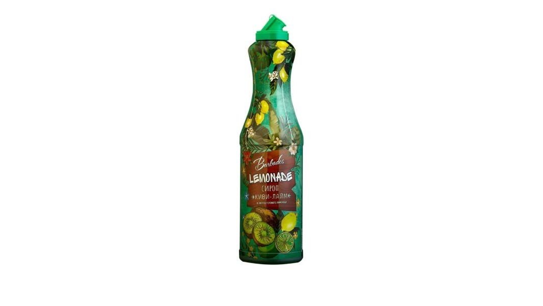 Сироп Barbados lemonade киви-лайм 1л