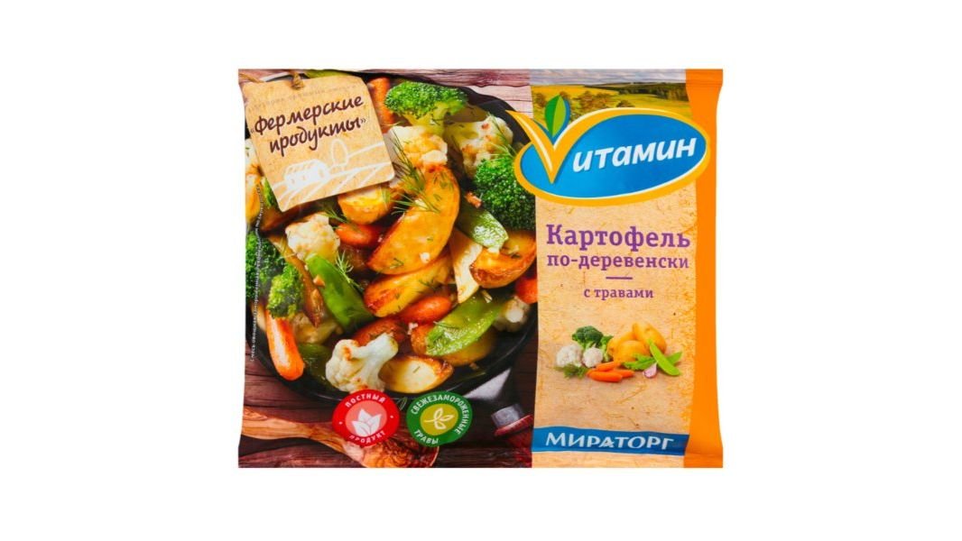 Картофель Мираторг По-деревенски замороженный 400 г