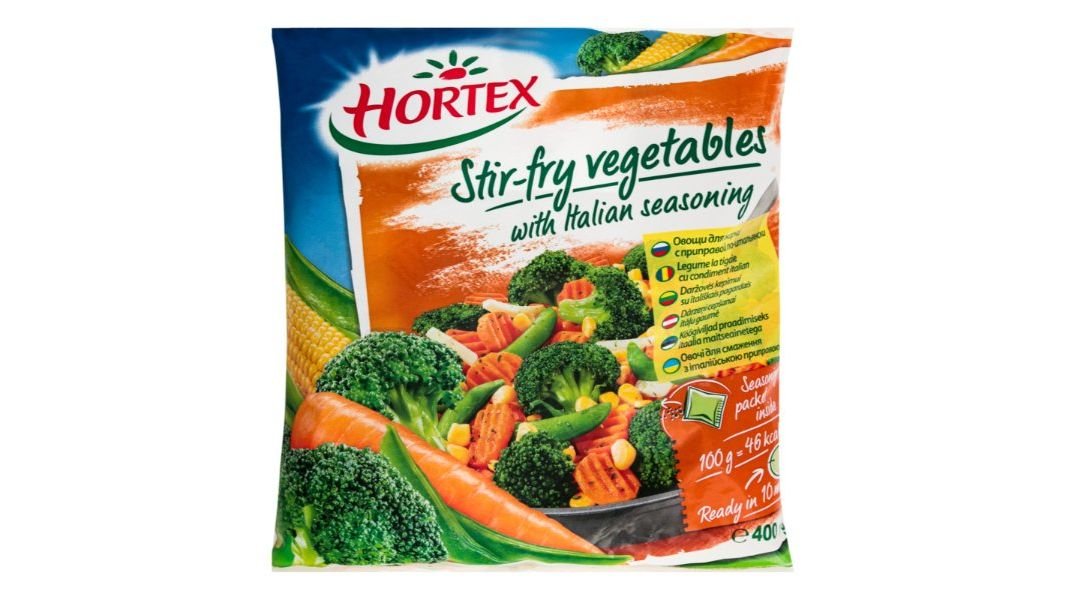 Овощи д/жарки Hortex с приправой по-итальянски 400 г