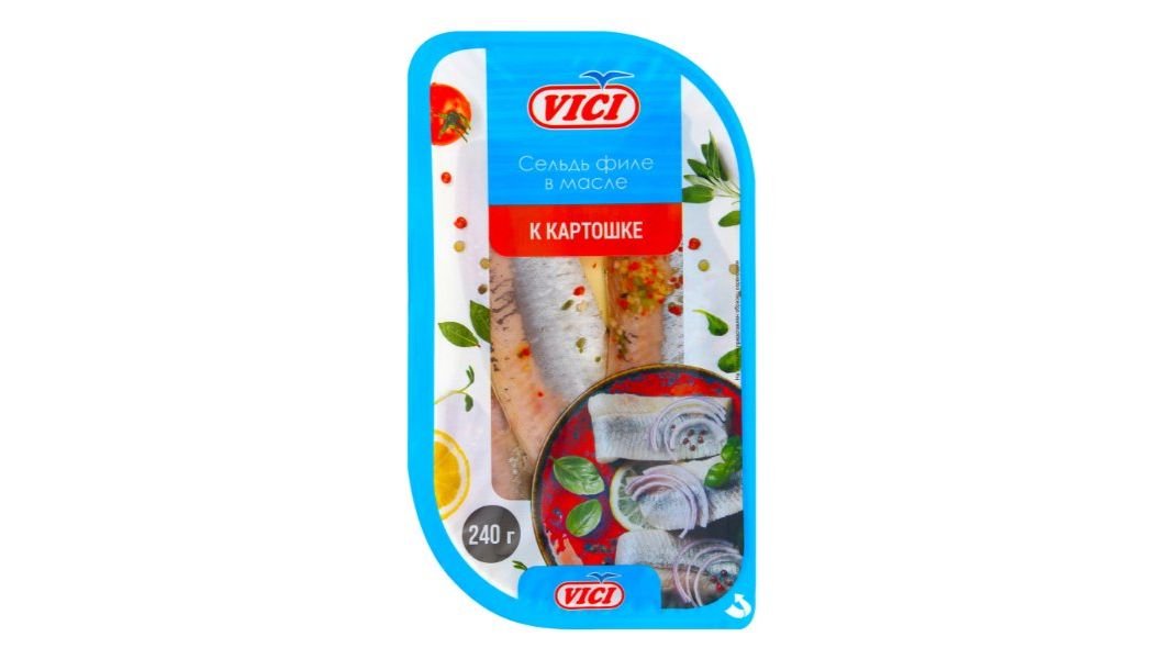 Филе сельди Vici к картошке в масле 240 г