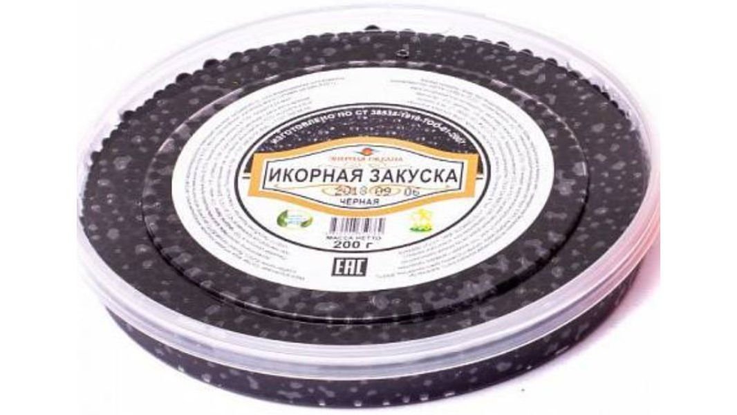 Закуска икорная Vici черная альгиновая 200 г