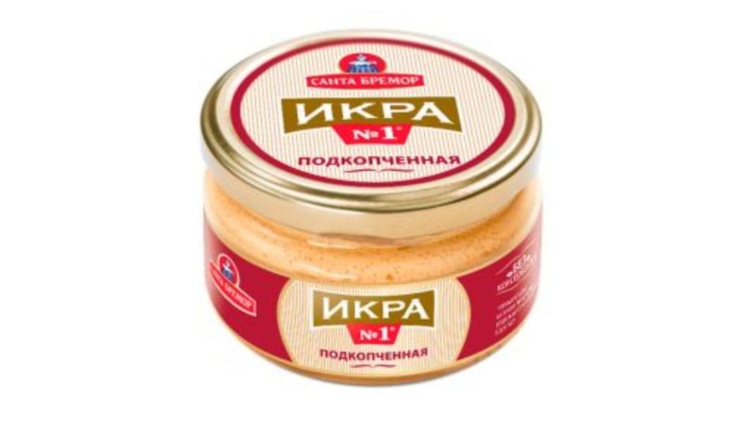 Икра мойвы Санта бремор подкопч 180 г