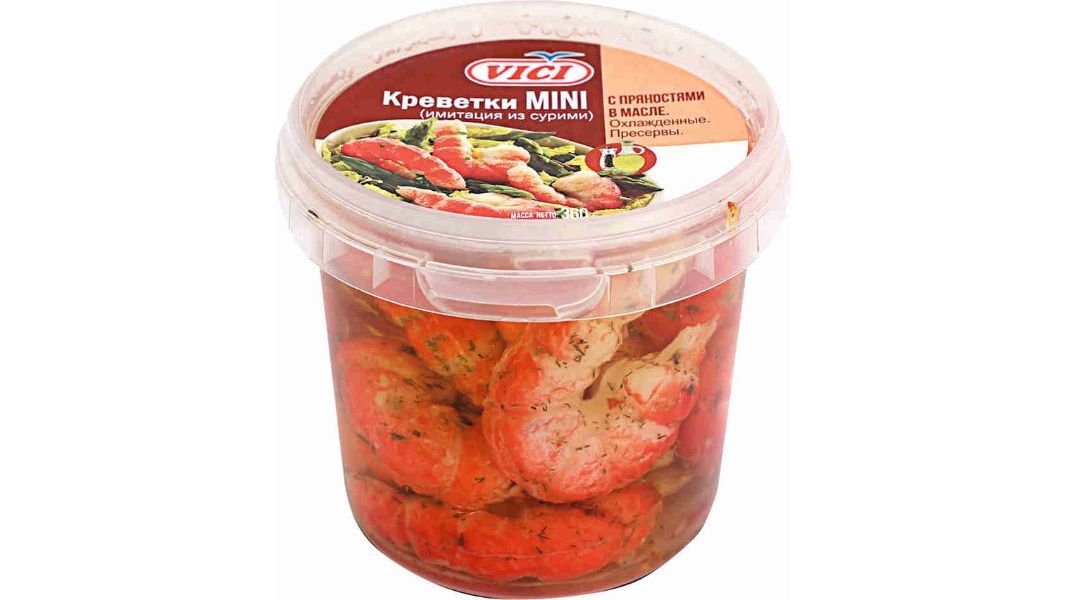 Креветки Vici с пряностями в масле 360 г