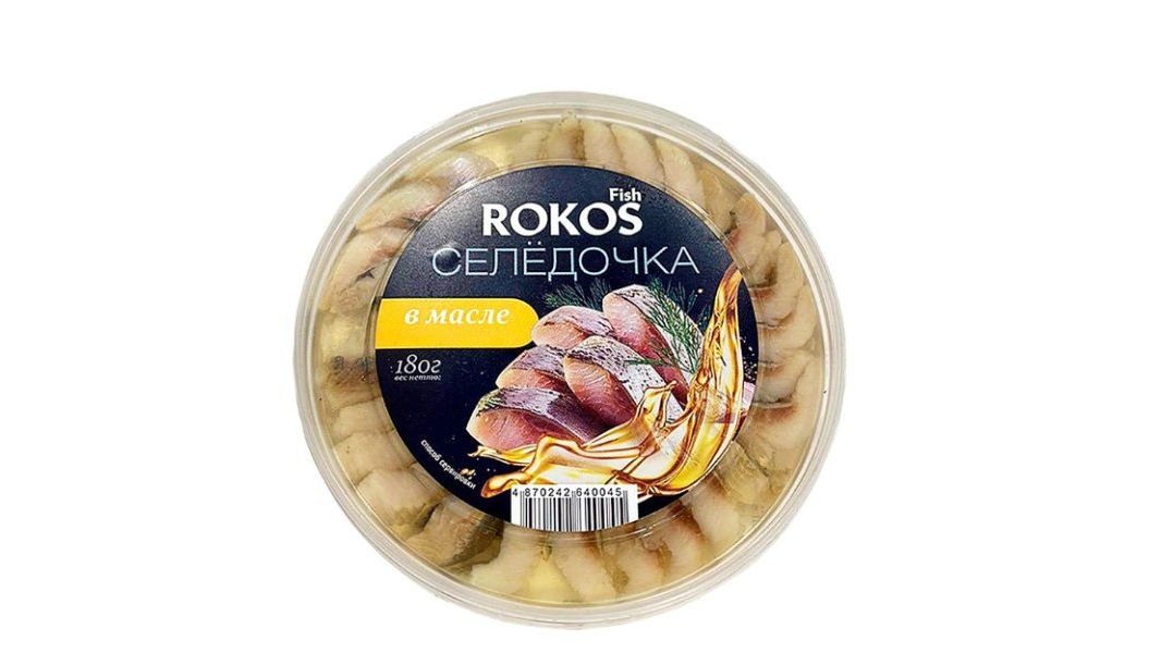 Селедочка Rokos Fish Классическая в масле 180г