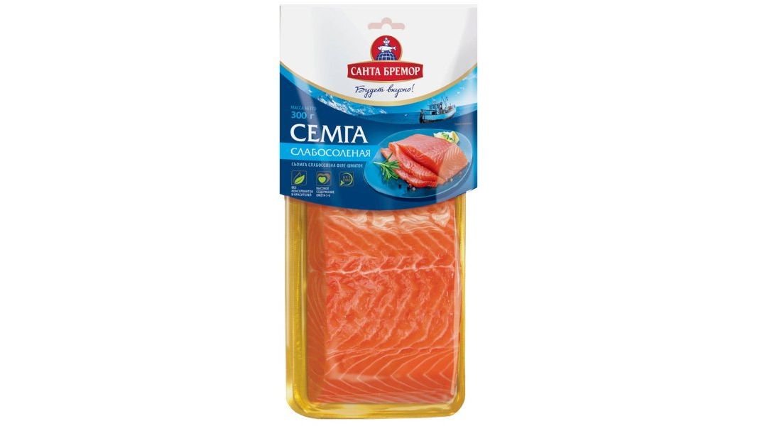 Филе семги Санта бремор слабосол 300 г