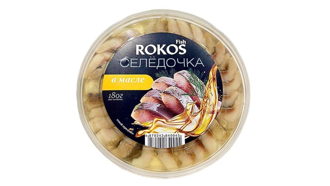 Селедочка Rokos Fish классическая в масле 500 г