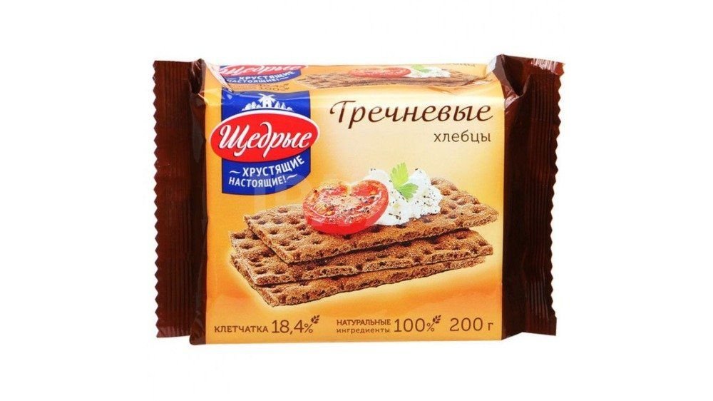 Хлебцы Щедрые гречневые 200г м/у