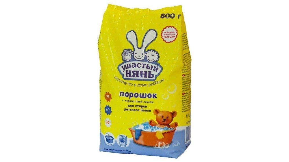 Порошок стиральный детский Ушастый Нянь 800 г
