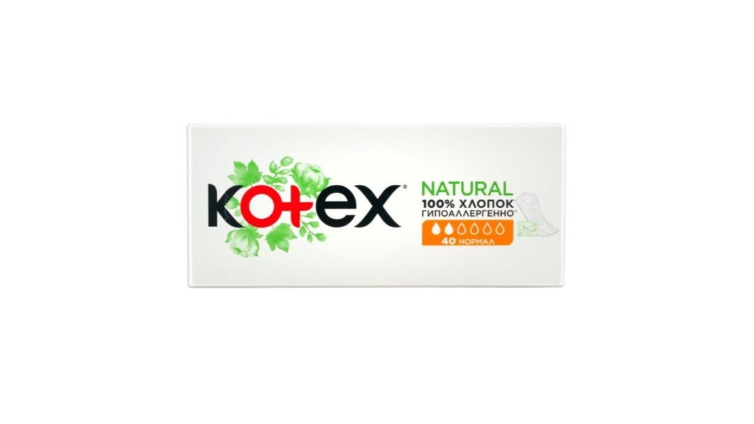 Прокладки ежедневные Kotex Natural Normal 40 шт
