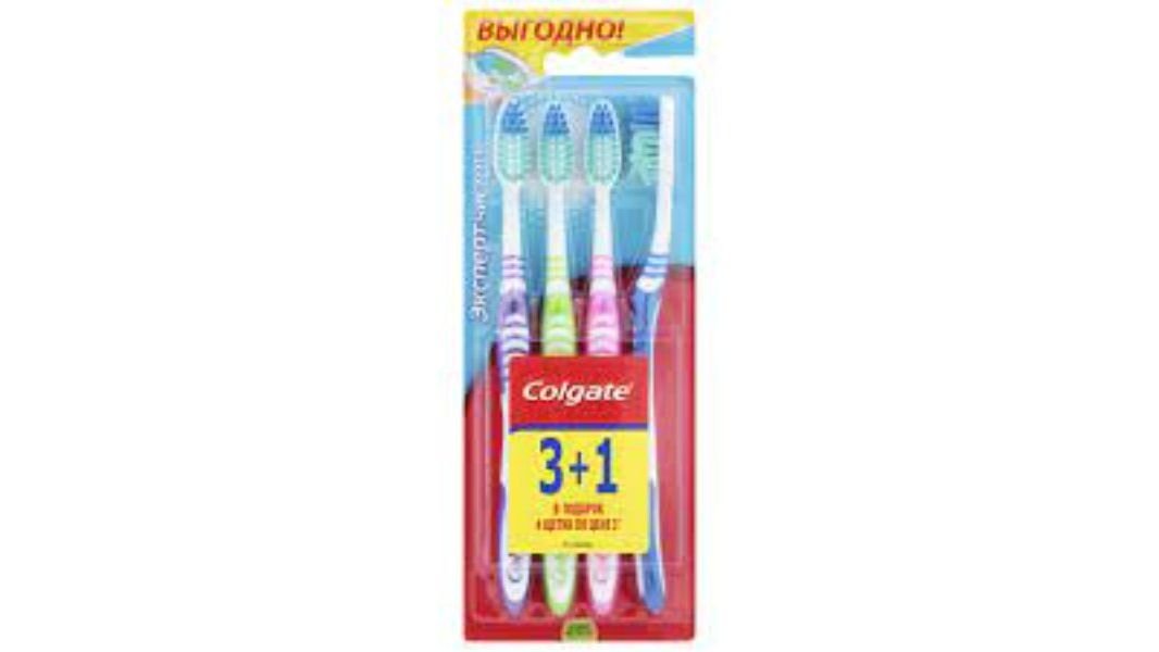 Зубная щетка Colgate Эксперт чистоты 3+1