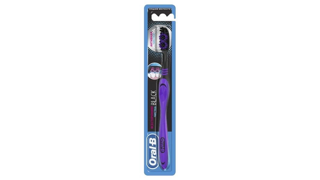 Зубная щетка Oral-B Black Всесторонняя чистка 1 шт