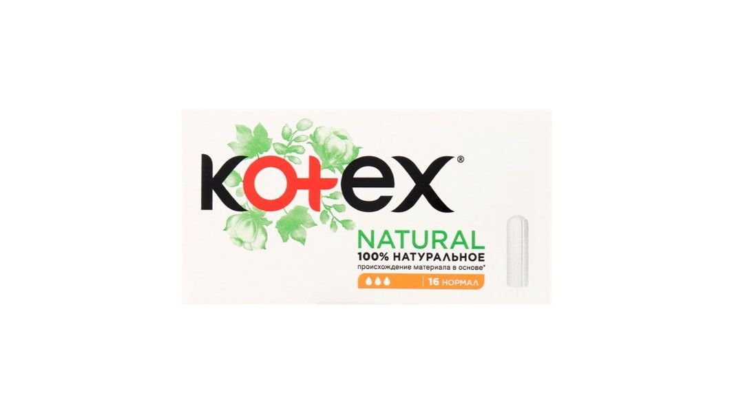 Тампоны Kotex natural normal 16шт