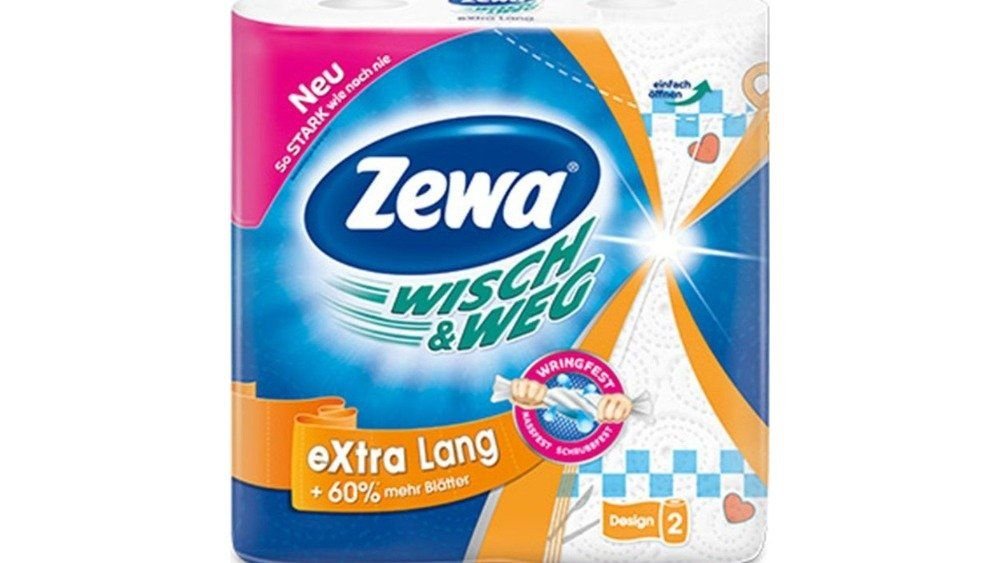 Полотенца бумажные Zewa wisch weg design, 2 рул
