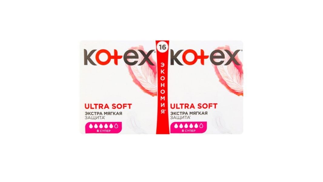 Прокладки KOTEX Ultra Soft Super 16шт м/у