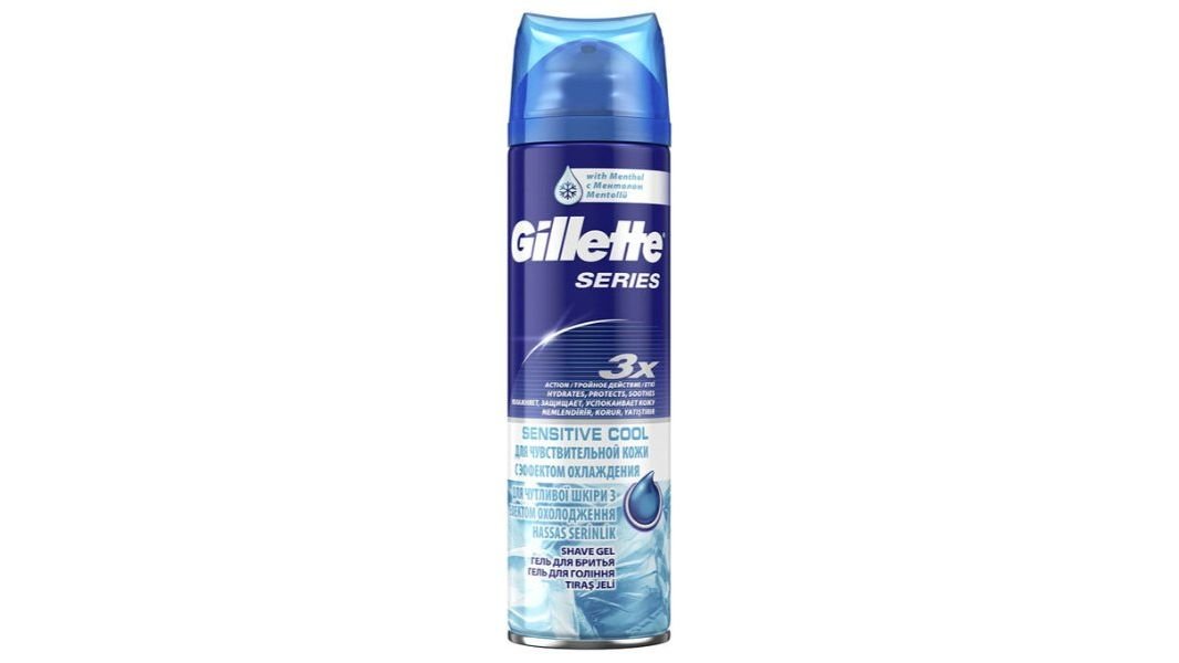 Gillette Series Гель для бритья sensitive cool бережное охлаждение 200 мл
