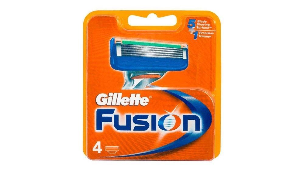 Кассеты для бритья Gillette fusion, 4 шт