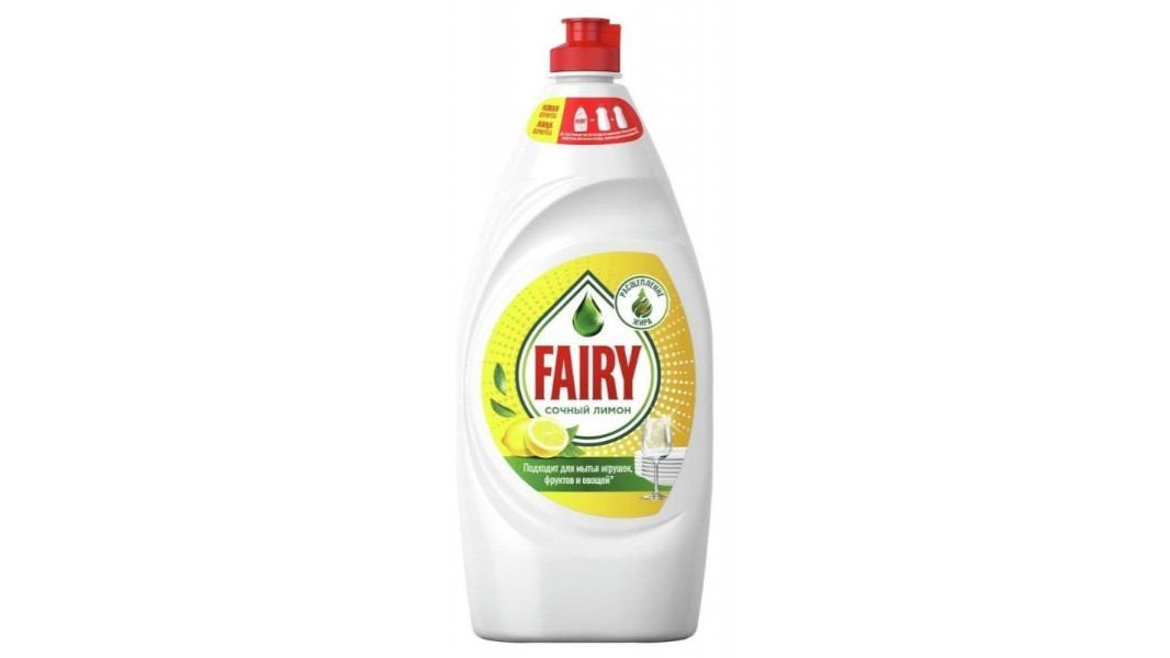 Средство для мытья посуды Fairy лимон 900 мл