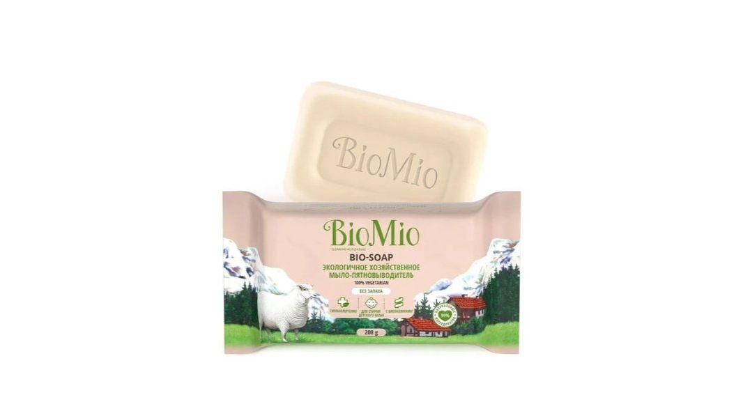 Мыло BIOMIO Bio Хозяйственное Без запаха 200г