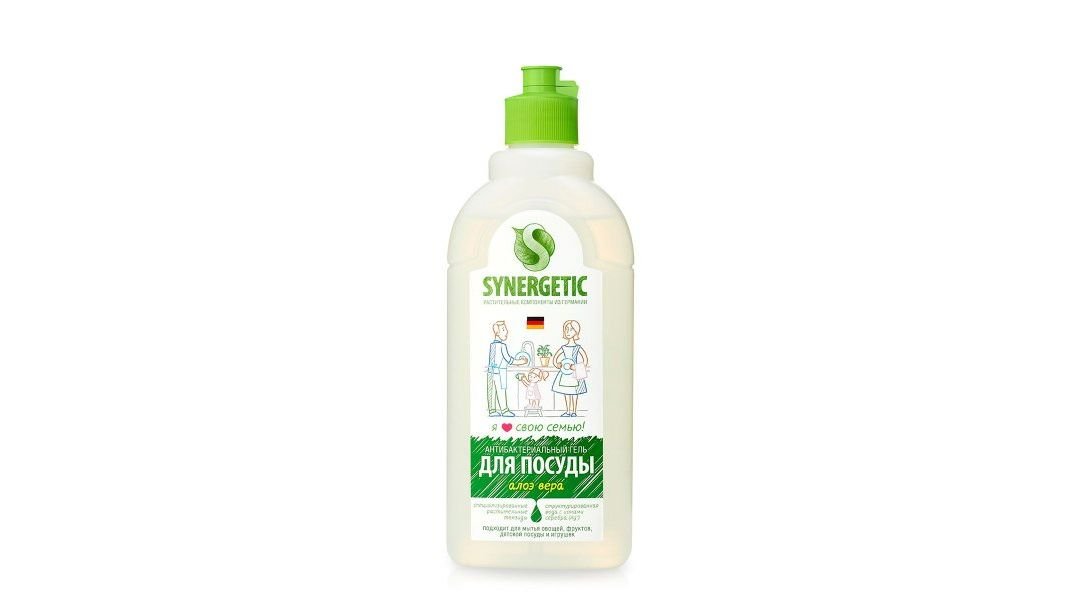 Средство моющее для посуды Synergetic алоэ, 500 мл