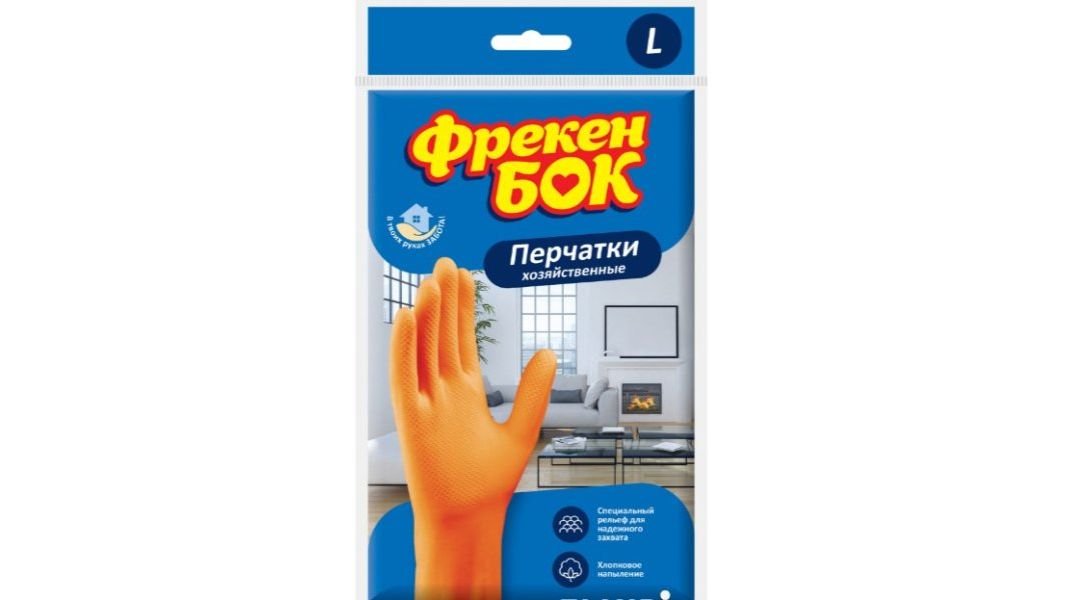Перчатки Фрекен Бок резин унивверс l