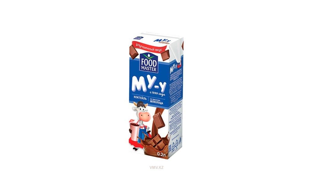 Коктейль Food Master со вкусом шоколада 2% 1 л
