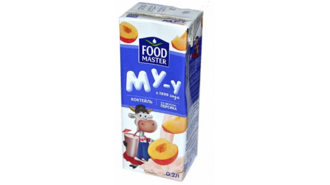 Коктейль Food Master со вкусом персика 200 мл