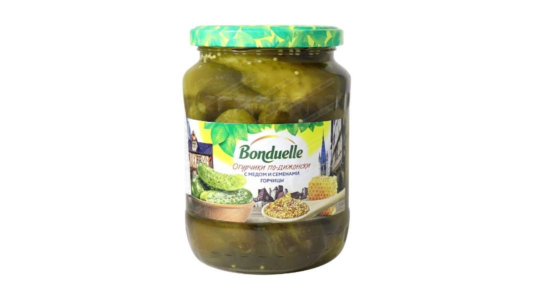 Огурцы Bonduelle по-дижонски медово-горчичные 680 г