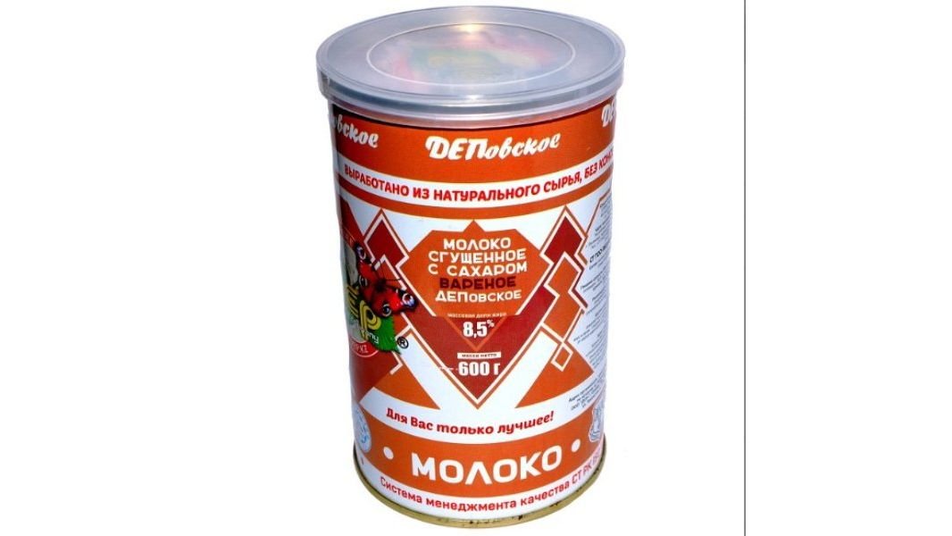 Молоко сгущенное Деп вареное 8,5% 600г ж/евроб