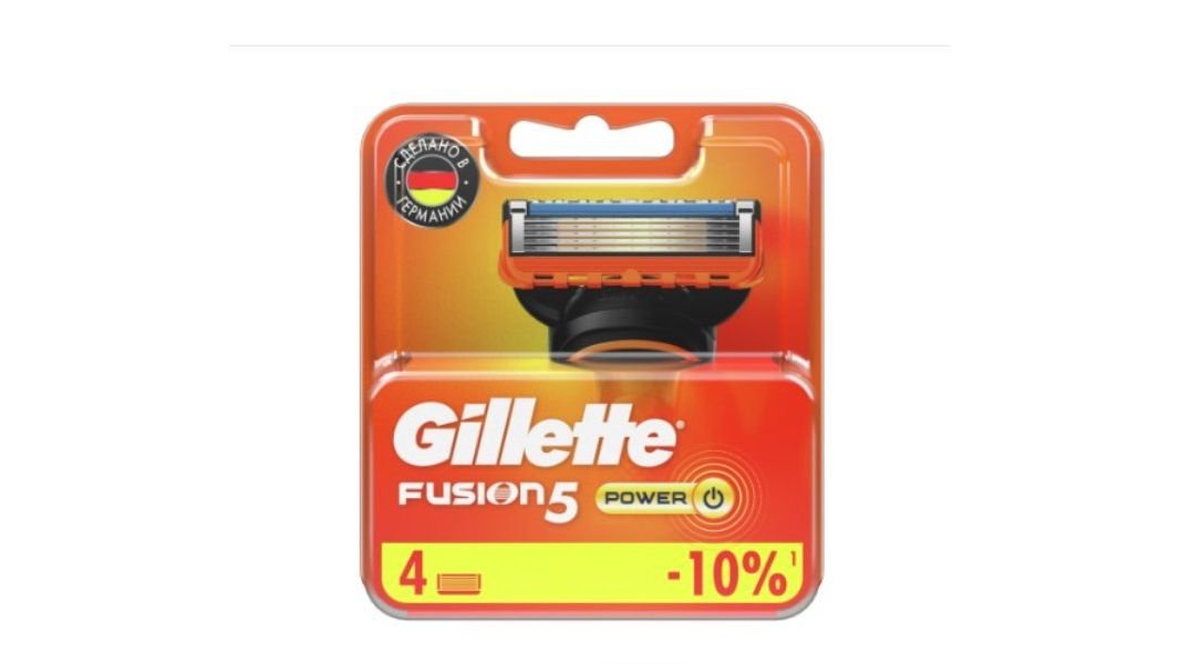 Gillette Fusion ProShield Кассеты сменные для бритвы 4шт