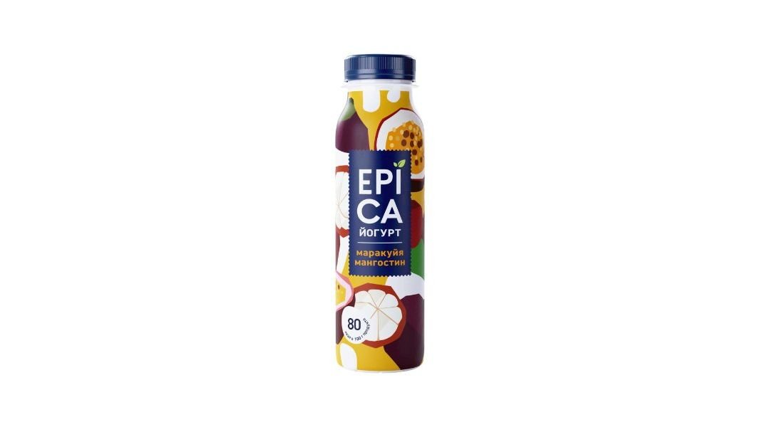 Йогурт питьевой Epica маракуйя-манго 2,5% 260 г