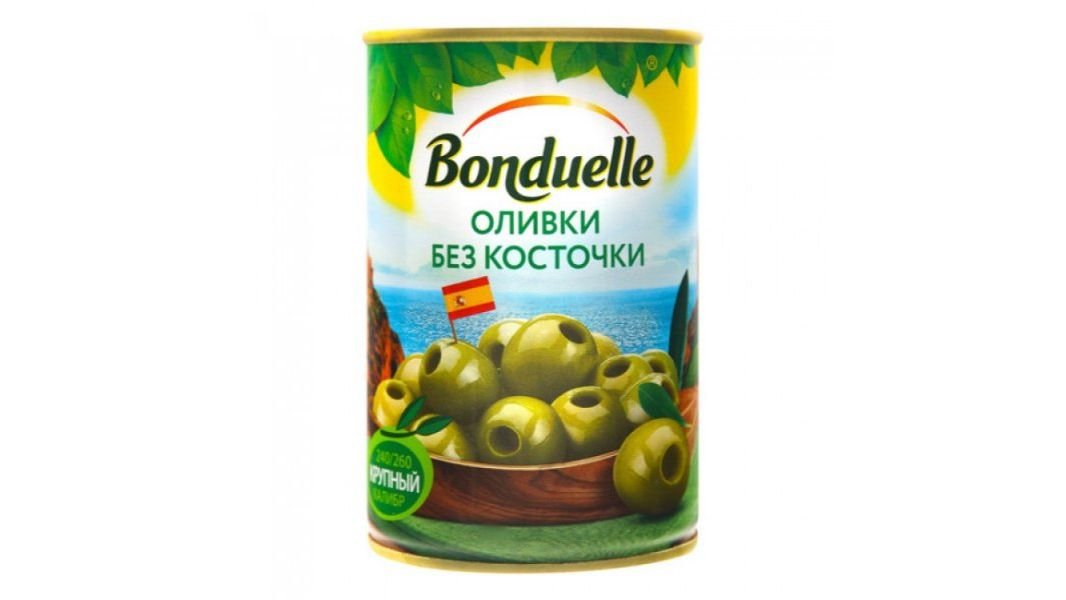 Оливки bonduelle б/кост 314 мл ж/бан