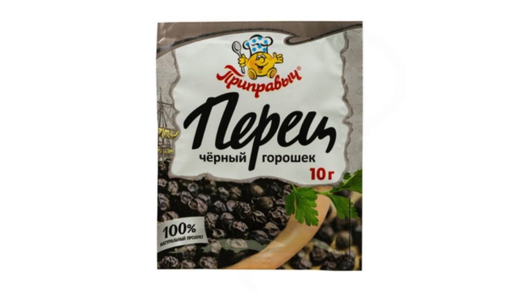 Перец ПРИПРАВЫЧ Черный горошек 10г м/у