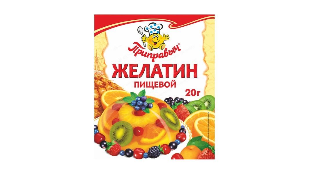 Желатин ПРИПРАВЫЧ Пищевой 20г м/у