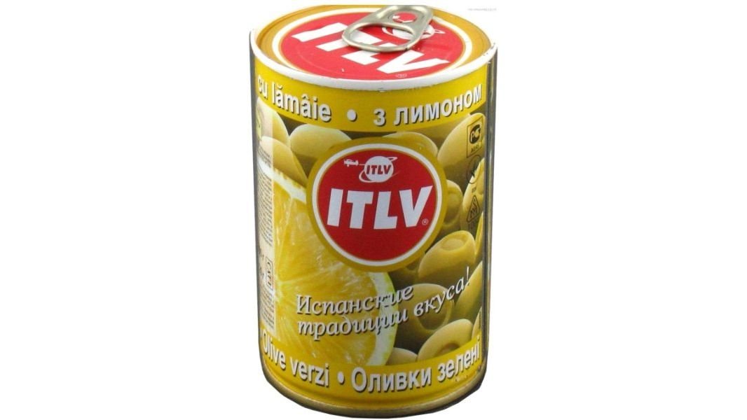 Оливки Itlv зеленые с лимоном 314 мл