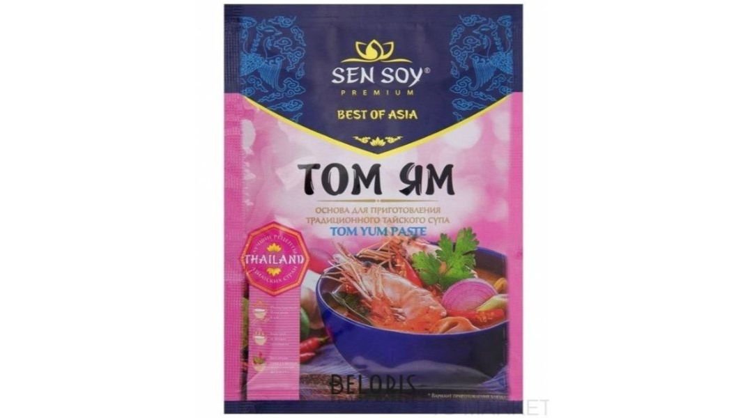 Основа для супа Sen Soy Premium том ям 80 г
