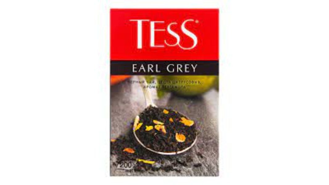 Чай Tess Earl Grey черный цитрусовый 25 пакетиков