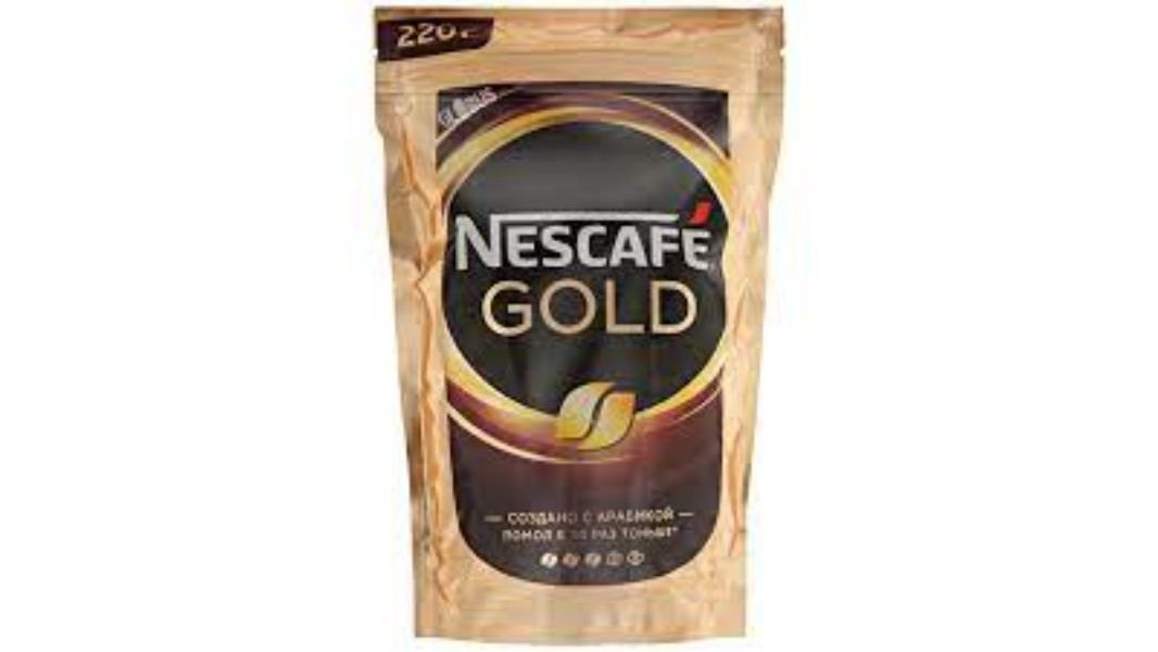 Кофе Nescafe Gold с арабикой растворимый 220 г