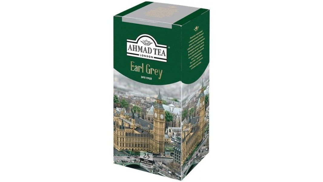 Чай Ahmad Tea Earl Grey черный 25 пакетиков
