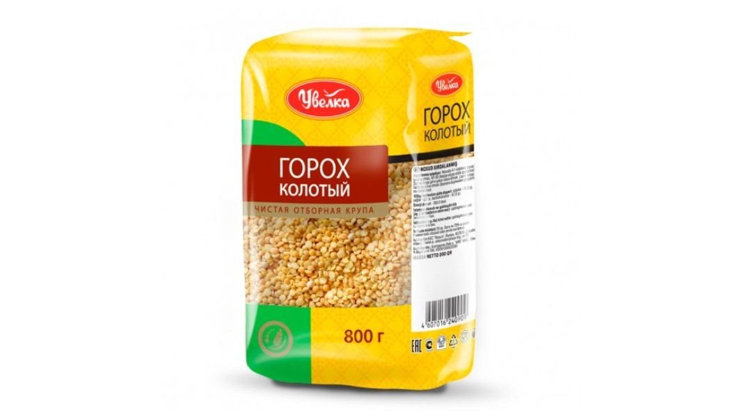 Крупа Увелка горох колотый 800 г