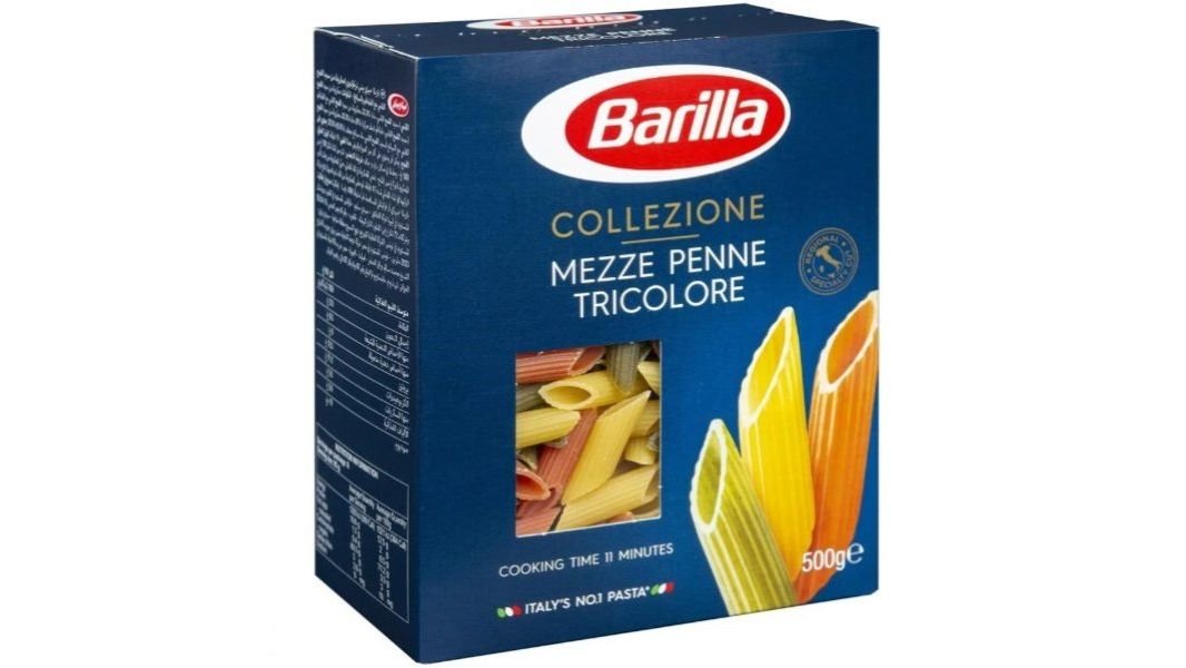 Макароны barilla мецце пенне трехцветные 500 г