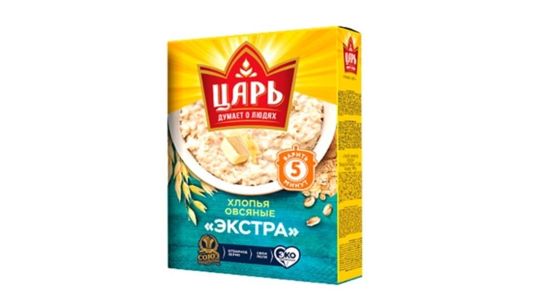Хлопья Царь-Каша овсяные Экстра 400 г