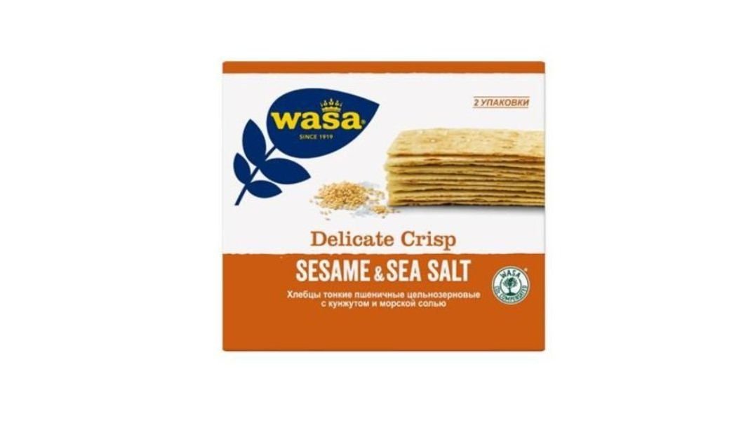 Хлебцы пшеничные wasa кунжут 240 г