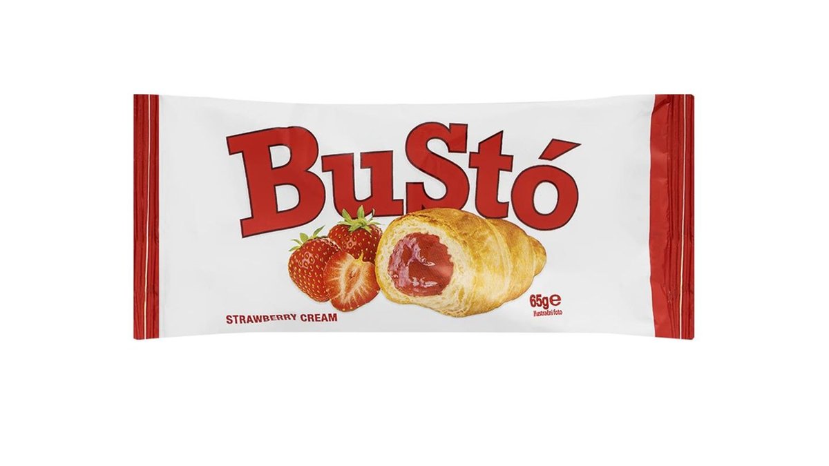 Náhled kategorie Croissant s 30% náplní s jahodovou příchutí