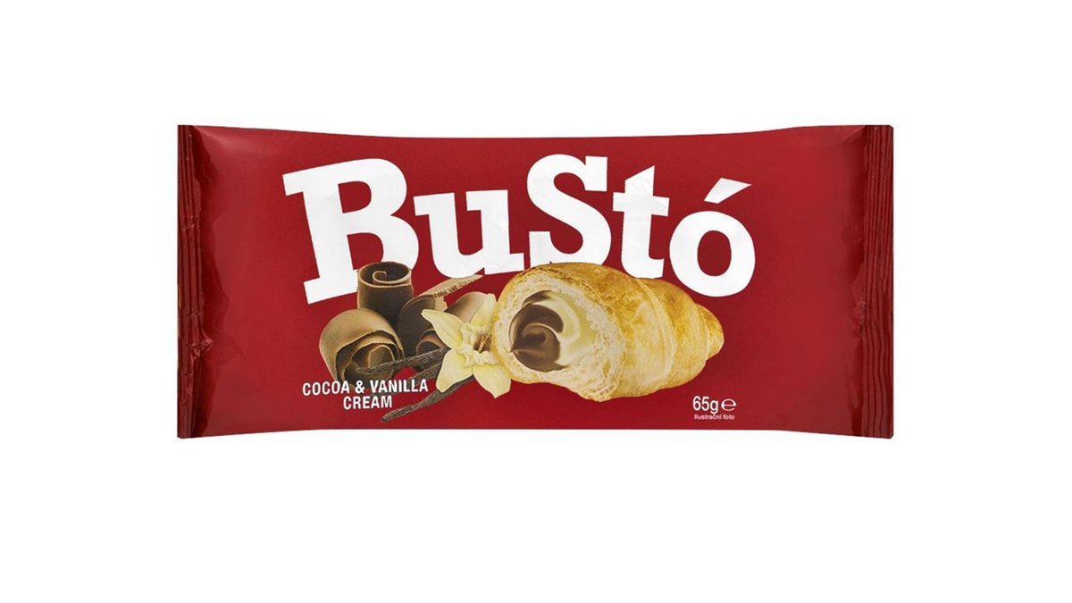 Náhled kategorie Croissant s 30% náplní s kakaovo-vanilkovou příchutí